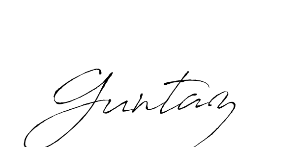 Create a beautiful signature design for name Guntaz. With this signature (Antro_Vectra) fonts, you can make a handwritten signature for free. Guntaz signature style 6 images and pictures png