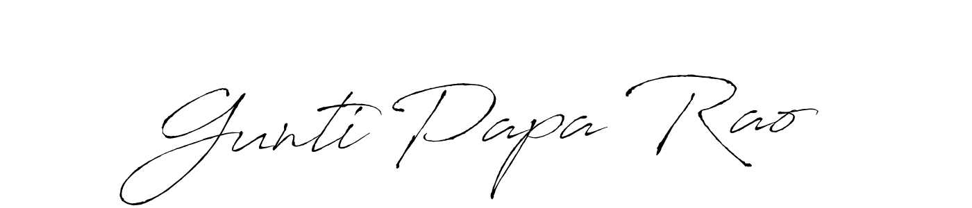 Here are the top 10 professional signature styles for the name Gunti Papa Rao. These are the best autograph styles you can use for your name. Gunti Papa Rao signature style 6 images and pictures png