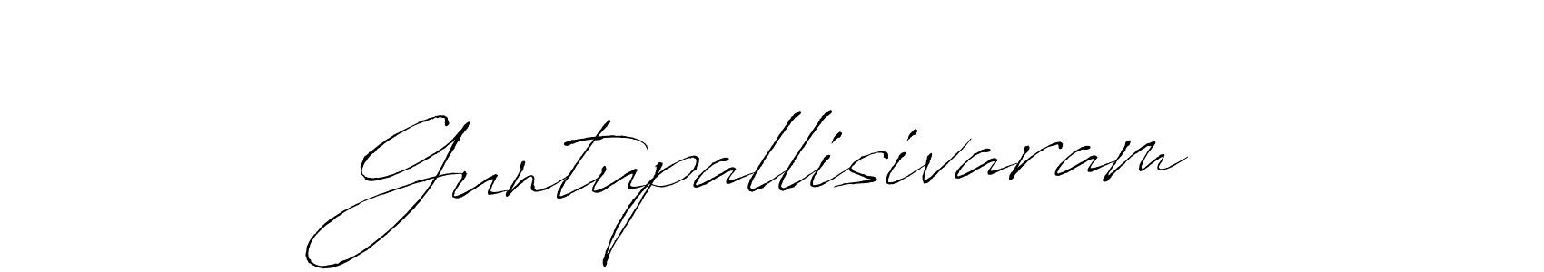 Make a short Guntupallisivaram signature style. Manage your documents anywhere anytime using Antro_Vectra. Create and add eSignatures, submit forms, share and send files easily. Guntupallisivaram signature style 6 images and pictures png