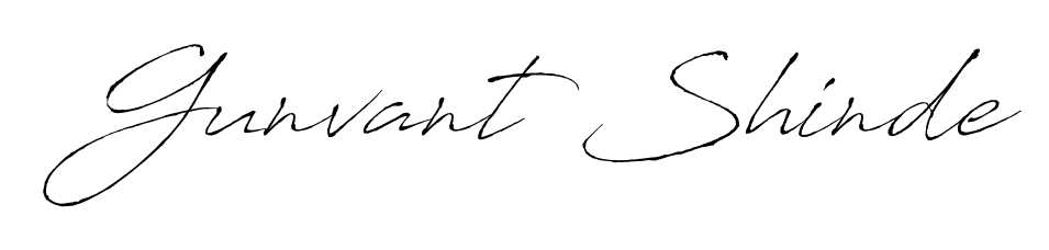 The Antro_Vectra lettering style adds unique flourish to name Gunvant Shinde. Stand out with a custom digital autograph made in seconds. Gunvant Shinde signature style 6 images and pictures png