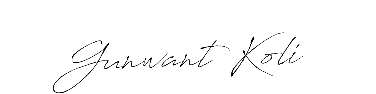 Once you've used our free online signature maker to create your best signature Antro_Vectra style, it's time to enjoy all of the benefits that Gunwant Koli name signing documents. Gunwant Koli signature style 6 images and pictures png