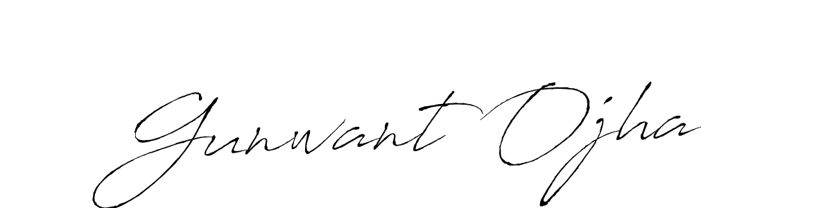 It looks lik you need a new signature style for name Gunwant Ojha. Design unique handwritten (Antro_Vectra) signature with our free signature maker in just a few clicks. Gunwant Ojha signature style 6 images and pictures png