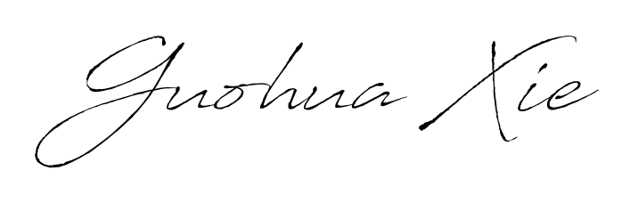 Create a beautiful signature design for name Guohua Xie. With this signature (Antro_Vectra) fonts, you can make a handwritten signature for free. Guohua Xie signature style 6 images and pictures png