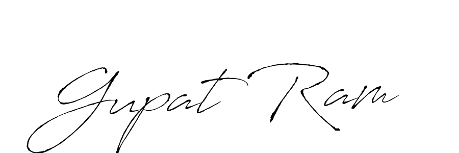 The best way (Antro_Vectra) to make a short signature is to pick only two or three words in your name. The name Gupat Ram include a total of six letters. For converting this name. Gupat Ram signature style 6 images and pictures png