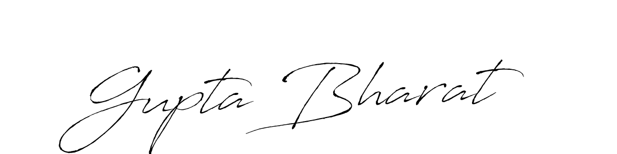 Create a beautiful signature design for name Gupta Bharat. With this signature (Antro_Vectra) fonts, you can make a handwritten signature for free. Gupta Bharat signature style 6 images and pictures png