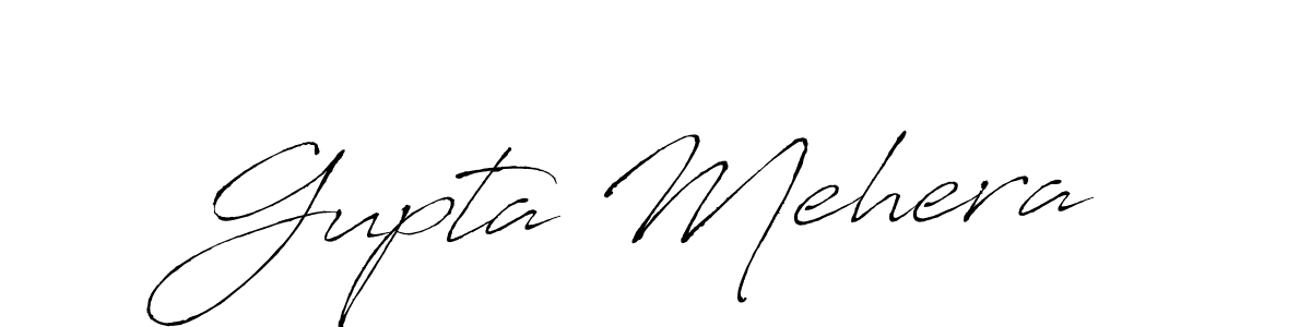 Create a beautiful signature design for name Gupta Mehera. With this signature (Antro_Vectra) fonts, you can make a handwritten signature for free. Gupta Mehera signature style 6 images and pictures png