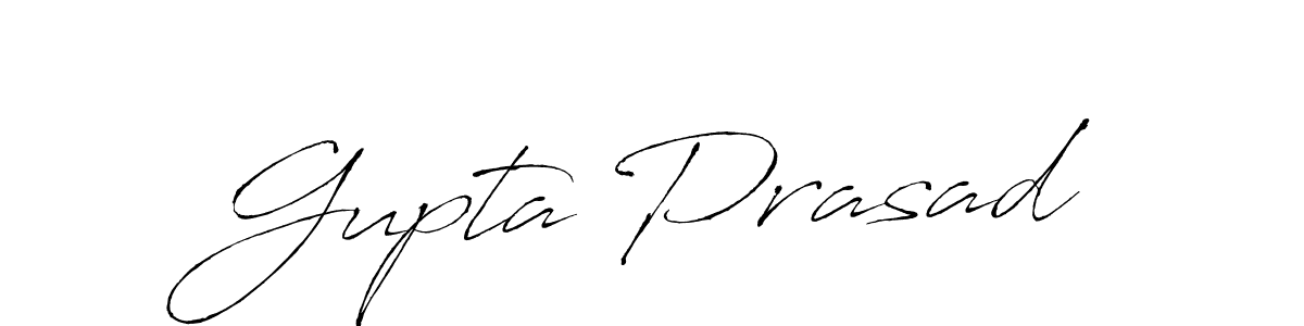 Design your own signature with our free online signature maker. With this signature software, you can create a handwritten (Antro_Vectra) signature for name Gupta Prasad. Gupta Prasad signature style 6 images and pictures png