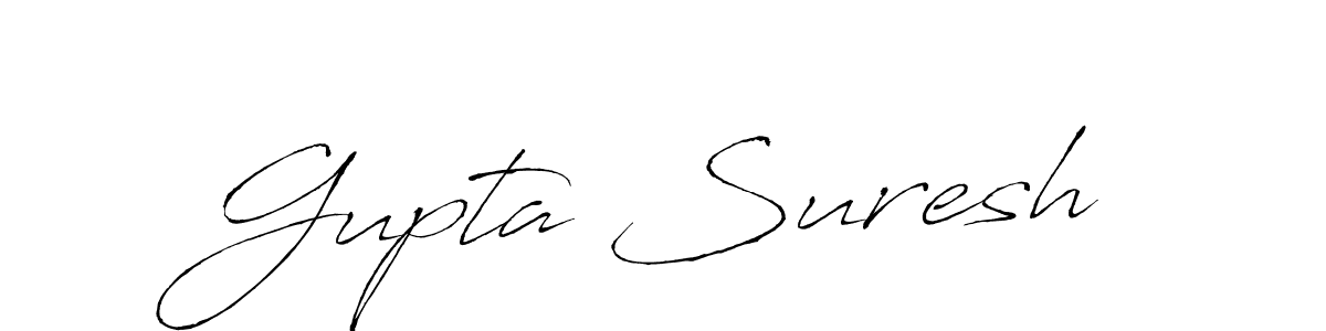 This is the best signature style for the Gupta Suresh name. Also you like these signature font (Antro_Vectra). Mix name signature. Gupta Suresh signature style 6 images and pictures png