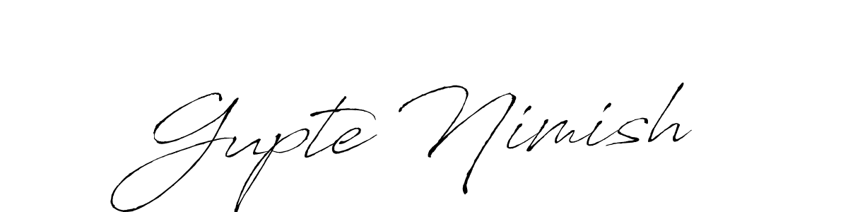 Also You can easily find your signature by using the search form. We will create Gupte Nimish name handwritten signature images for you free of cost using Antro_Vectra sign style. Gupte Nimish signature style 6 images and pictures png