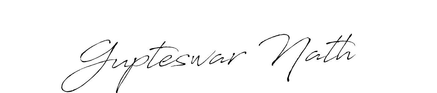 Design your own signature with our free online signature maker. With this signature software, you can create a handwritten (Antro_Vectra) signature for name Gupteswar Nath. Gupteswar Nath signature style 6 images and pictures png