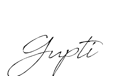 You should practise on your own different ways (Antro_Vectra) to write your name (Gupti) in signature. don't let someone else do it for you. Gupti signature style 6 images and pictures png