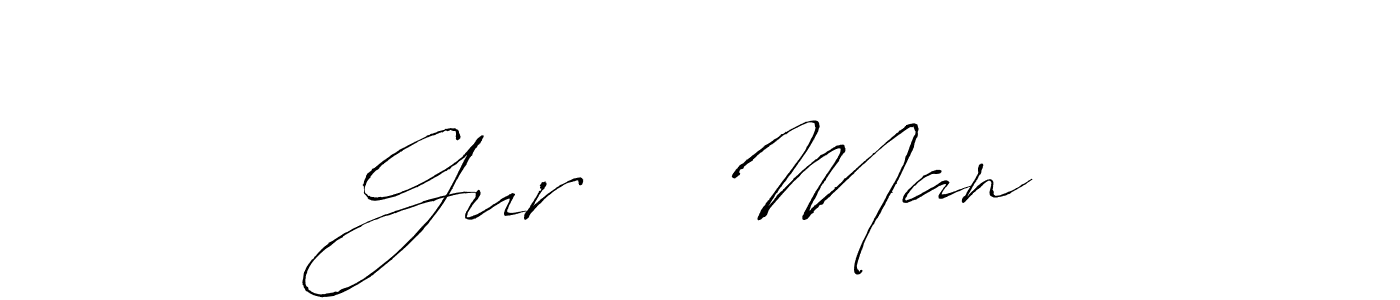 Similarly Antro_Vectra is the best handwritten signature design. Signature creator online .You can use it as an online autograph creator for name Gur ❤️ Man. Gur ❤️ Man signature style 6 images and pictures png