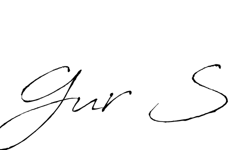 Design your own signature with our free online signature maker. With this signature software, you can create a handwritten (Antro_Vectra) signature for name Gur S. Gur S signature style 6 images and pictures png