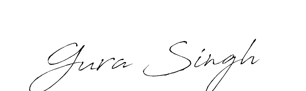 Gura Singh stylish signature style. Best Handwritten Sign (Antro_Vectra) for my name. Handwritten Signature Collection Ideas for my name Gura Singh. Gura Singh signature style 6 images and pictures png