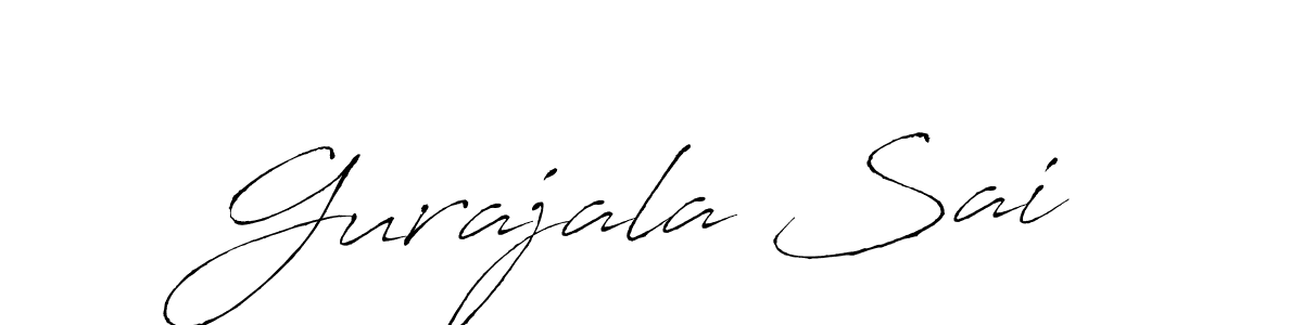 The best way (Antro_Vectra) to make a short signature is to pick only two or three words in your name. The name Gurajala Sai include a total of six letters. For converting this name. Gurajala Sai signature style 6 images and pictures png