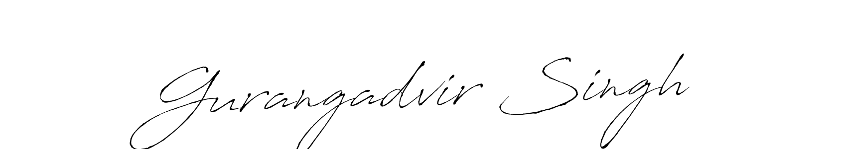 You should practise on your own different ways (Antro_Vectra) to write your name (Gurangadvir Singh) in signature. don't let someone else do it for you. Gurangadvir Singh signature style 6 images and pictures png