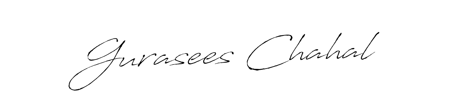 Use a signature maker to create a handwritten signature online. With this signature software, you can design (Antro_Vectra) your own signature for name Gurasees Chahal. Gurasees Chahal signature style 6 images and pictures png