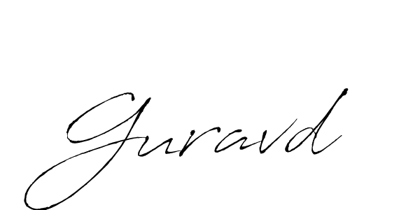 Guravd stylish signature style. Best Handwritten Sign (Antro_Vectra) for my name. Handwritten Signature Collection Ideas for my name Guravd. Guravd signature style 6 images and pictures png
