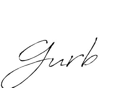 Gurb stylish signature style. Best Handwritten Sign (Antro_Vectra) for my name. Handwritten Signature Collection Ideas for my name Gurb. Gurb signature style 6 images and pictures png