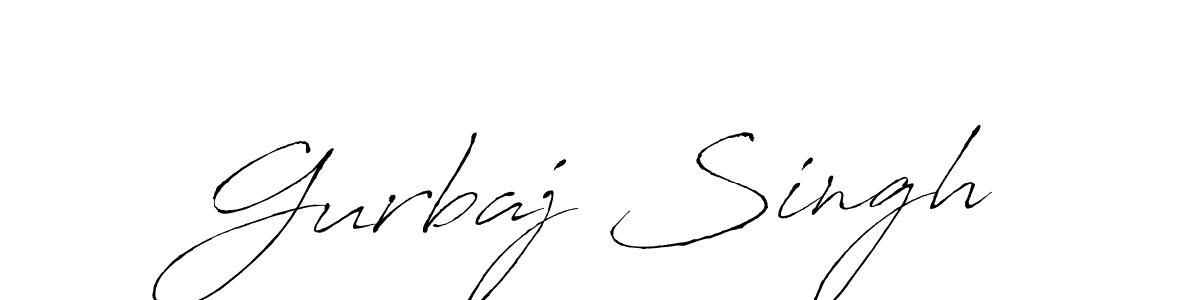 Make a beautiful signature design for name Gurbaj Singh. With this signature (Antro_Vectra) style, you can create a handwritten signature for free. Gurbaj Singh signature style 6 images and pictures png
