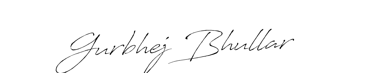 Create a beautiful signature design for name Gurbhej Bhullar. With this signature (Antro_Vectra) fonts, you can make a handwritten signature for free. Gurbhej Bhullar signature style 6 images and pictures png