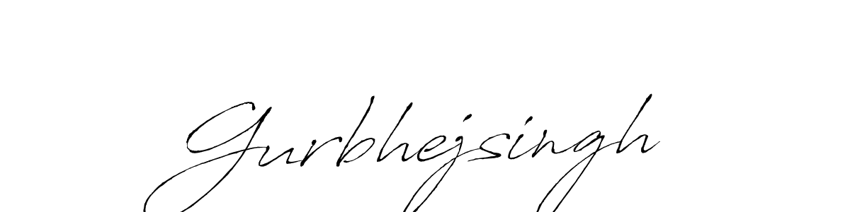 Create a beautiful signature design for name Gurbhejsingh. With this signature (Antro_Vectra) fonts, you can make a handwritten signature for free. Gurbhejsingh signature style 6 images and pictures png