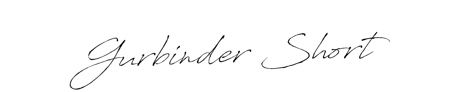 Also we have Gurbinder Short name is the best signature style. Create professional handwritten signature collection using Antro_Vectra autograph style. Gurbinder Short signature style 6 images and pictures png