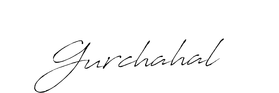 Create a beautiful signature design for name Gurchahal. With this signature (Antro_Vectra) fonts, you can make a handwritten signature for free. Gurchahal signature style 6 images and pictures png