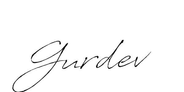 Make a beautiful signature design for name Gurdev. With this signature (Antro_Vectra) style, you can create a handwritten signature for free. Gurdev signature style 6 images and pictures png