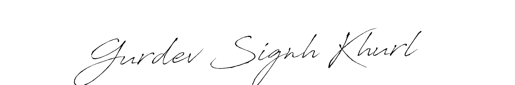 The best way (Antro_Vectra) to make a short signature is to pick only two or three words in your name. The name Gurdev Signh Khurl include a total of six letters. For converting this name. Gurdev Signh Khurl signature style 6 images and pictures png