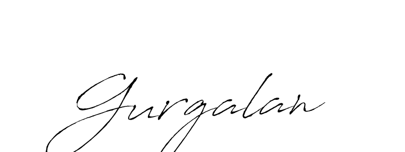 Design your own signature with our free online signature maker. With this signature software, you can create a handwritten (Antro_Vectra) signature for name Gurgalan. Gurgalan signature style 6 images and pictures png