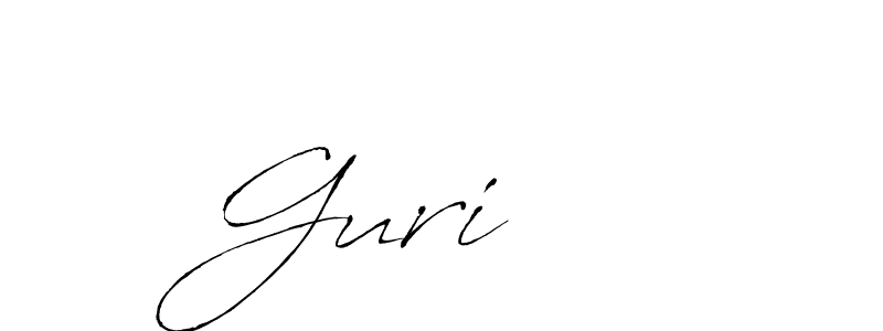 The best way (Antro_Vectra) to make a short signature is to pick only two or three words in your name. The name Guri     include a total of six letters. For converting this name. Guri     signature style 6 images and pictures png