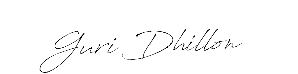 The best way (Antro_Vectra) to make a short signature is to pick only two or three words in your name. The name Guri Dhillon include a total of six letters. For converting this name. Guri Dhillon signature style 6 images and pictures png