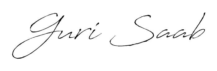 Get an exclusive digital autograph for Guri Saab. The Antro_Vectra typeface captures the charm of real penmanship on paper. Guri Saab signature style 6 images and pictures png