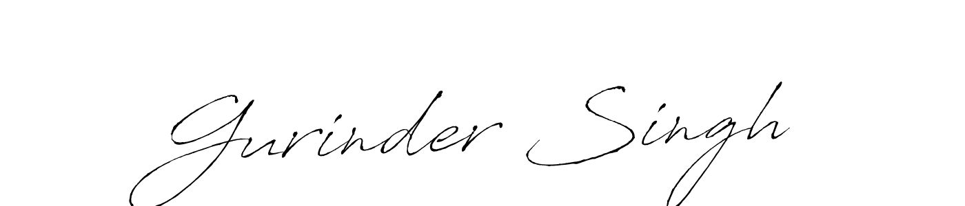 Use a signature maker to create a handwritten signature online. With this signature software, you can design (Antro_Vectra) your own signature for name Gurinder Singh. Gurinder Singh signature style 6 images and pictures png