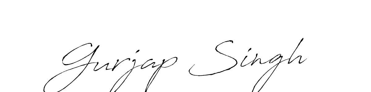 Make a beautiful signature design for name Gurjap Singh. With this signature (Antro_Vectra) style, you can create a handwritten signature for free. Gurjap Singh signature style 6 images and pictures png