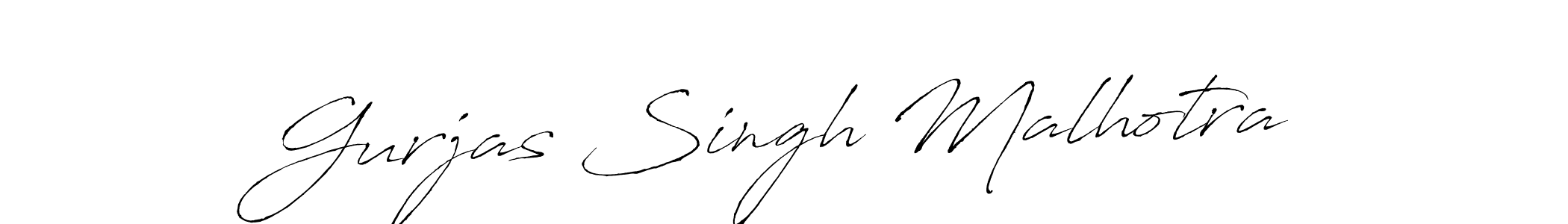 Gurjas Singh Malhotra stylish signature style. Best Handwritten Sign (Antro_Vectra) for my name. Handwritten Signature Collection Ideas for my name Gurjas Singh Malhotra. Gurjas Singh Malhotra signature style 6 images and pictures png