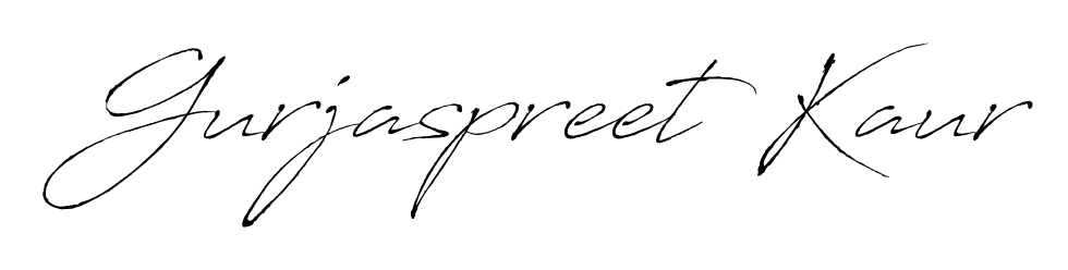 Antro_Vectra is a professional signature style that is perfect for those who want to add a touch of class to their signature. Get Gurjaspreet Kaur name fancy signature for free. Gurjaspreet Kaur signature style 6 images and pictures png