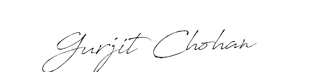 Design your own signature with our free online signature maker. With this signature software, you can create a handwritten (Antro_Vectra) signature for name Gurjit Chohan. Gurjit Chohan signature style 6 images and pictures png