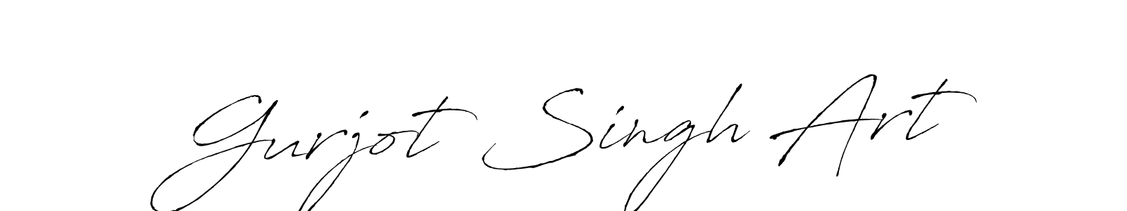 How to make Gurjot Singh Art name signature. Use Antro_Vectra style for creating short signs online. This is the latest handwritten sign. Gurjot Singh Art signature style 6 images and pictures png