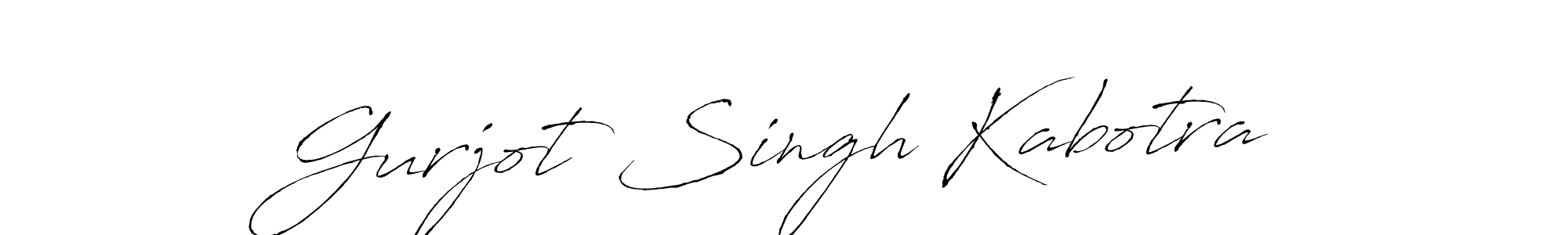 Design your own signature with our free online signature maker. With this signature software, you can create a handwritten (Antro_Vectra) signature for name Gurjot Singh Kabotra. Gurjot Singh Kabotra signature style 6 images and pictures png