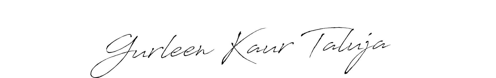 It looks lik you need a new signature style for name Gurleen Kaur Taluja. Design unique handwritten (Antro_Vectra) signature with our free signature maker in just a few clicks. Gurleen Kaur Taluja signature style 6 images and pictures png