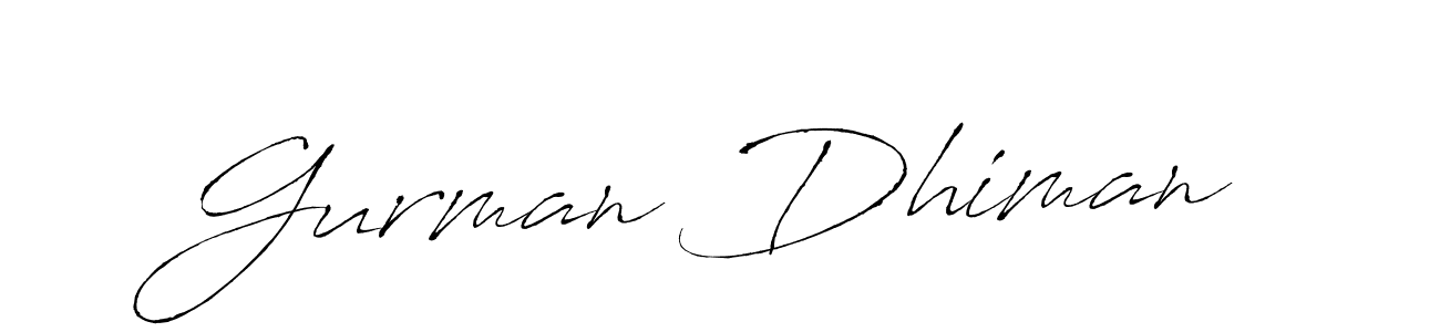 You should practise on your own different ways (Antro_Vectra) to write your name (Gurman Dhiman) in signature. don't let someone else do it for you. Gurman Dhiman signature style 6 images and pictures png