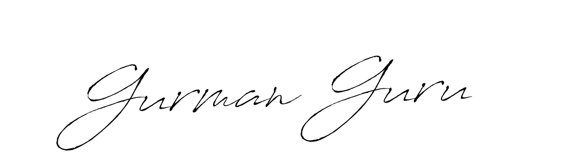 This is the best signature style for the Gurman Guru name. Also you like these signature font (Antro_Vectra). Mix name signature. Gurman Guru signature style 6 images and pictures png