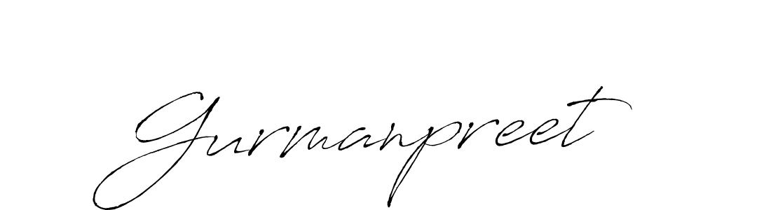 Make a beautiful signature design for name Gurmanpreet. With this signature (Antro_Vectra) style, you can create a handwritten signature for free. Gurmanpreet signature style 6 images and pictures png