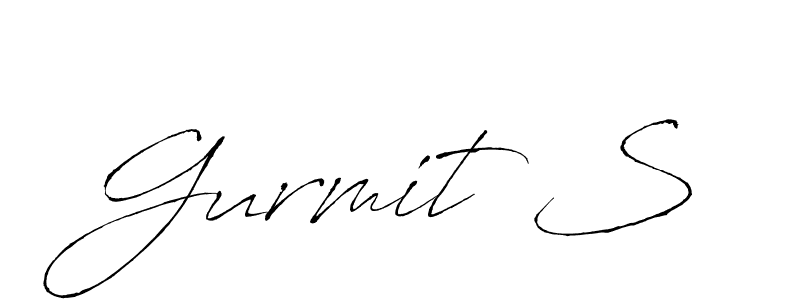 Create a beautiful signature design for name Gurmit S. With this signature (Antro_Vectra) fonts, you can make a handwritten signature for free. Gurmit S signature style 6 images and pictures png