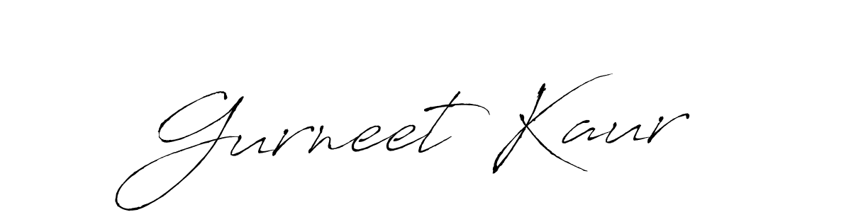 How to make Gurneet Kaur signature? Antro_Vectra is a professional autograph style. Create handwritten signature for Gurneet Kaur name. Gurneet Kaur signature style 6 images and pictures png