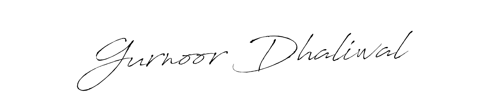 Gurnoor Dhaliwal stylish signature style. Best Handwritten Sign (Antro_Vectra) for my name. Handwritten Signature Collection Ideas for my name Gurnoor Dhaliwal. Gurnoor Dhaliwal signature style 6 images and pictures png
