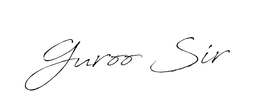 Similarly Antro_Vectra is the best handwritten signature design. Signature creator online .You can use it as an online autograph creator for name Guroo Sir. Guroo Sir signature style 6 images and pictures png