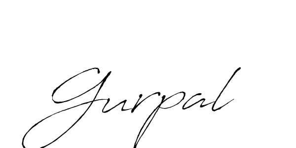 Use a signature maker to create a handwritten signature online. With this signature software, you can design (Antro_Vectra) your own signature for name Gurpal. Gurpal signature style 6 images and pictures png